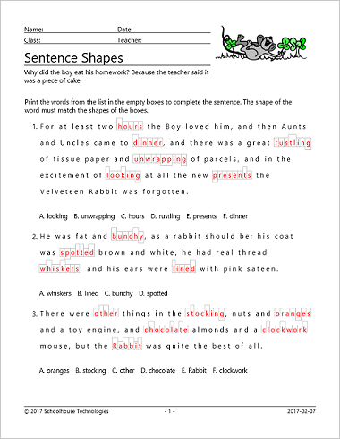 Limitless Vocabulary Worksheets | Vocabulary Worksheet Factory